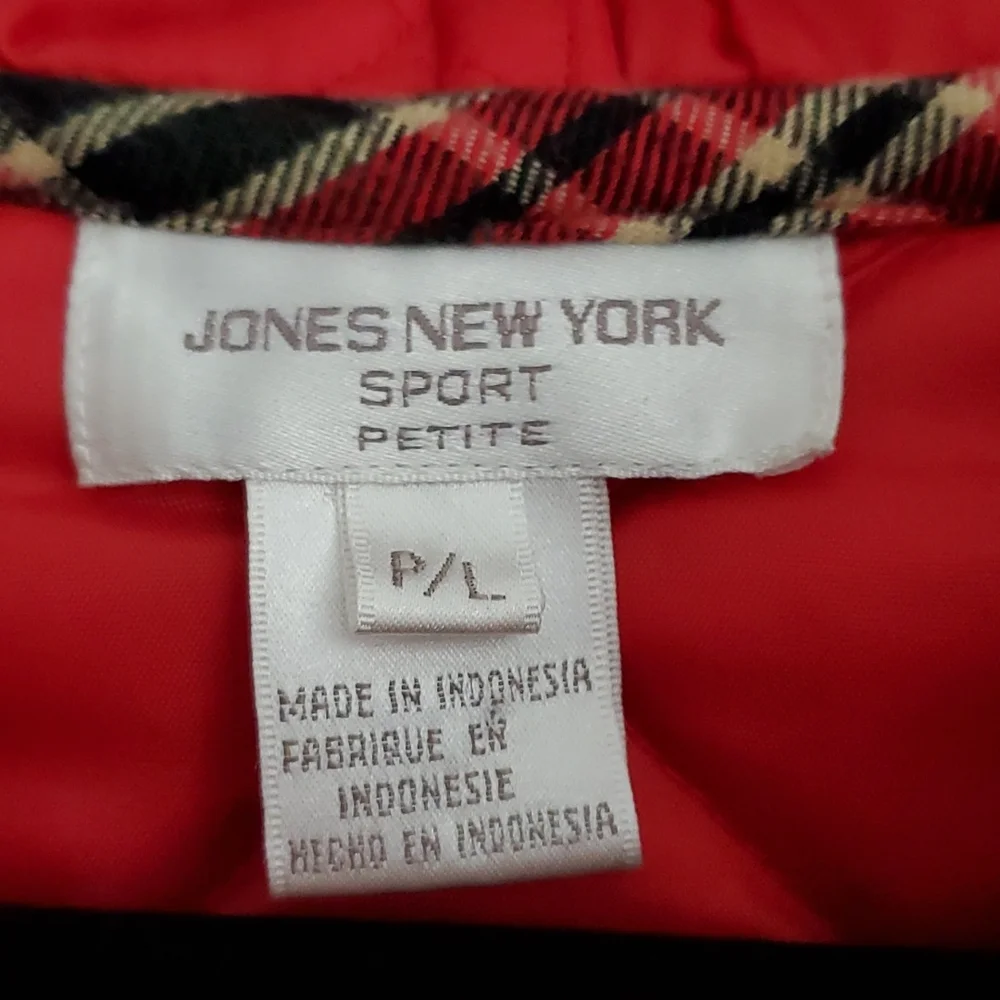 90s Jones New York Flannel Vest - Picture 2 of 6